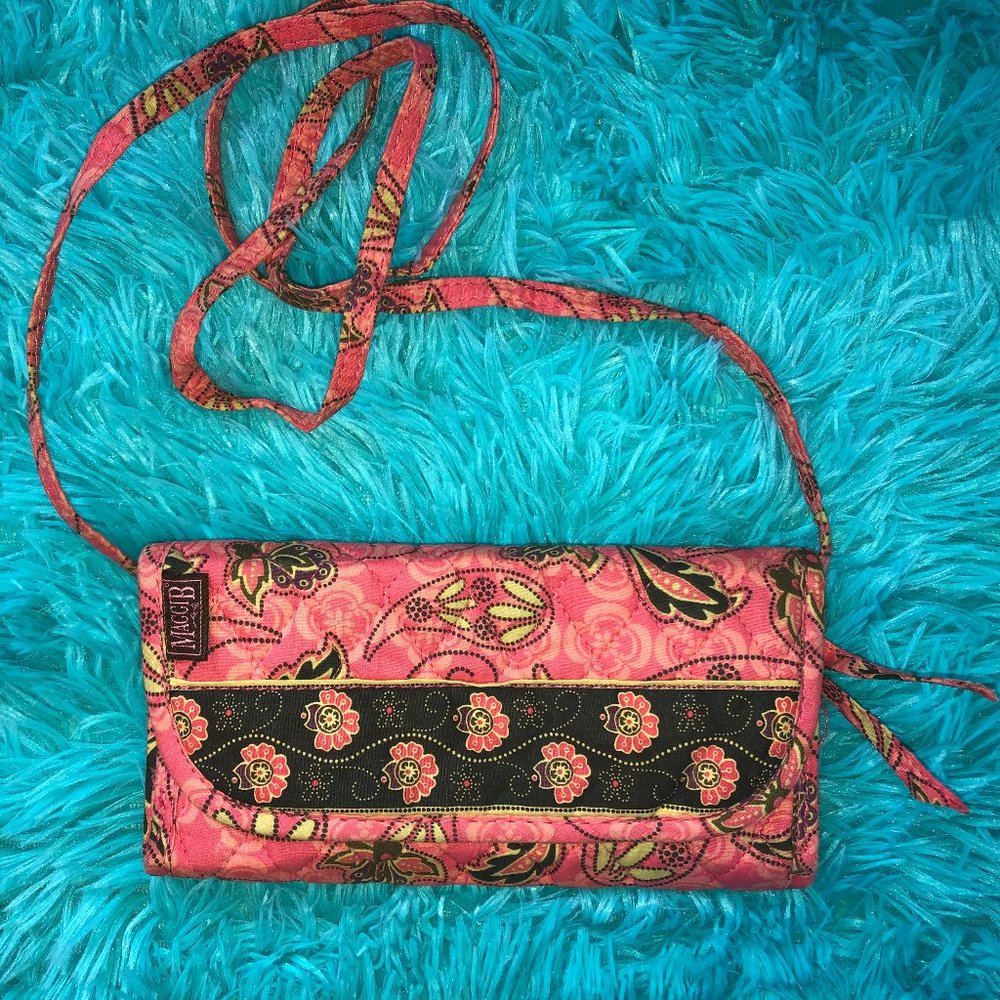 Maggi B Quilted Crossbody Wallet
